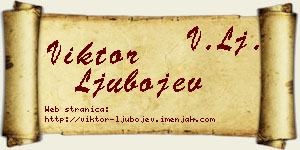 Viktor Ljubojev vizit kartica